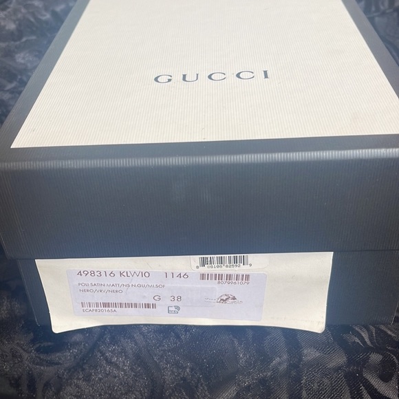 Gucci green web now accent slides - Picture 4 of 4
